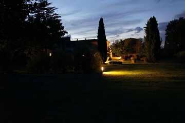 Front of property - evening/night