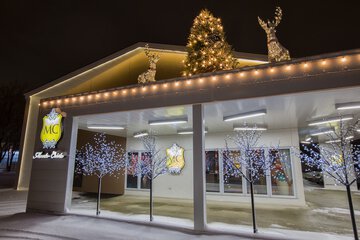 Front of property - evening/night