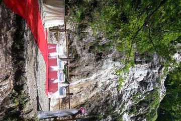Outdoor wedding area