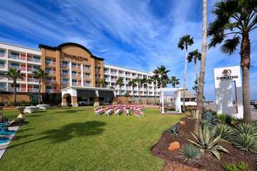 Outdoor wedding area