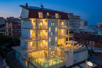 Front of property - evening/night