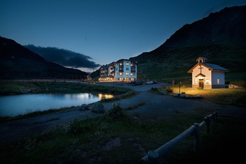 Front of property - evening/night