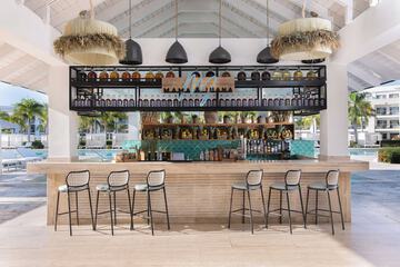 Swim-up bar