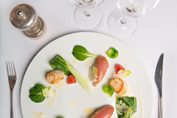 Couples dining