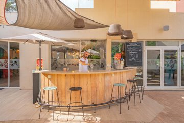Poolside bar