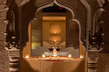 Couples dining
