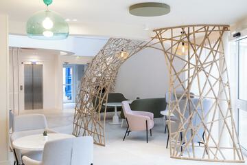 Lobby sitting area