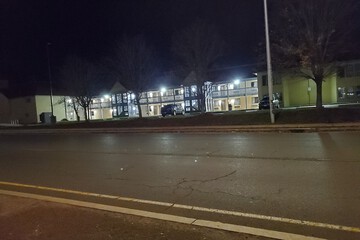 Front of property - evening/night