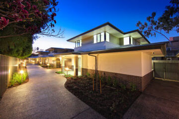 Hotel Front - Evening/Night