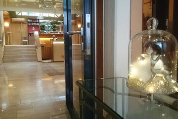 Interior entrance