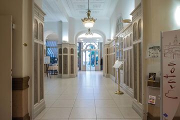 Interior entrance