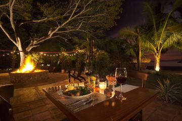 Couples dining