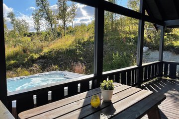 Private spa tub