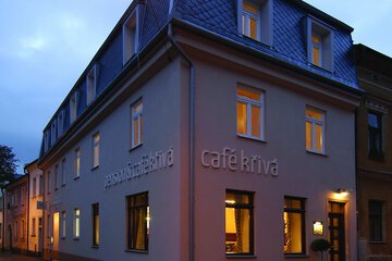 Front of property - evening/night