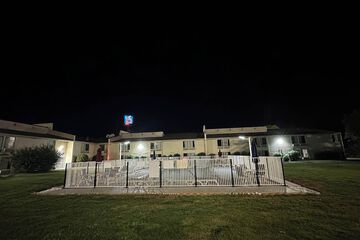 Outdoor banquet area