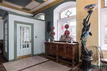 Interior entrance