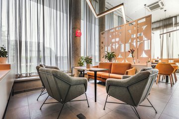 Lobby sitting area