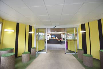 Interior entrance