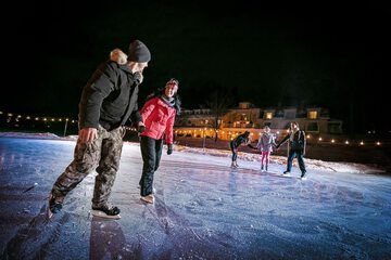 Ice skating