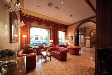 Lobby sitting area