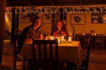 Couples dining