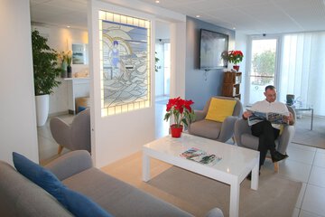 Lobby sitting area