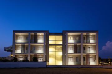 Front of property - evening/night
