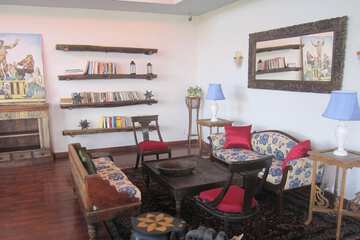 Lobby sitting area