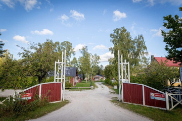 outside