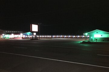 Front of property - evening/night