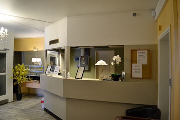 Interior entrance