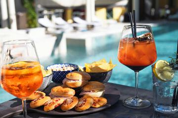 Poolside bar