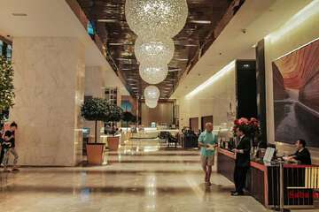Lobby sitting area