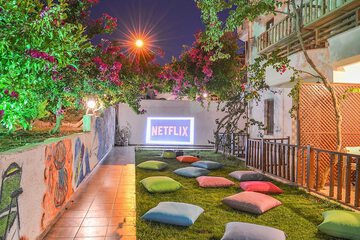 Front of property - evening/night