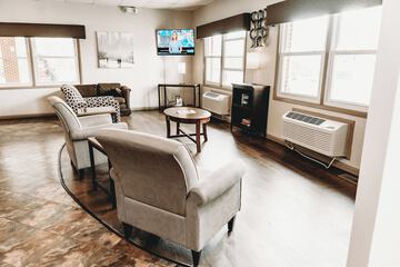 Lobby sitting area