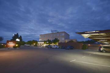 Front of property - evening/night