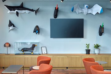 Lobby sitting area