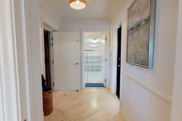 Interior entrance