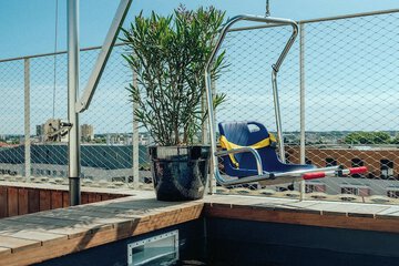 Rooftop pool