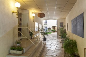 Interior entrance