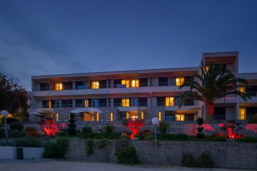 Front of property - evening/night