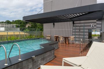 Rooftop pool