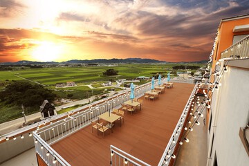 Rooftop terrace