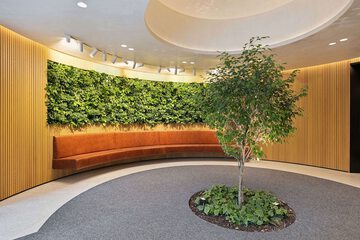Interior entrance