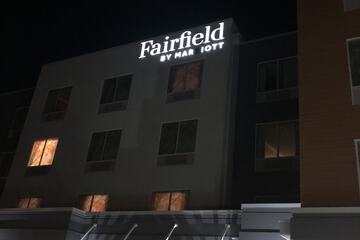 Front of property - evening/night