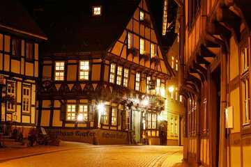 Front of property - evening/night