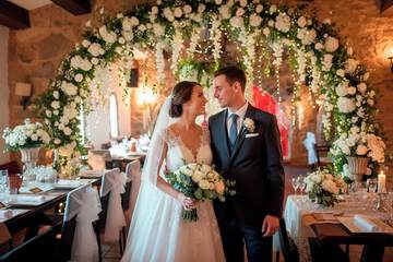 Indoor wedding