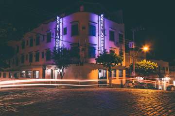 Front of property - evening/night