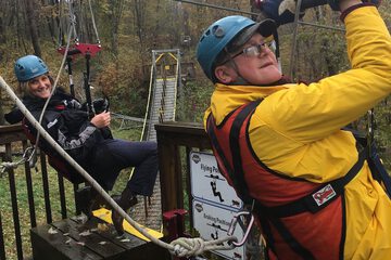 Ziplining