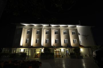 Front of property - evening/night